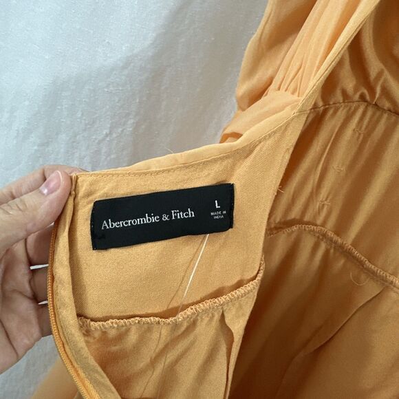 Abercrombie & Fitch Peach Mini Dress - Picture 3 of 16